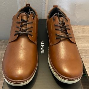 Alfani Men Leather Dress Shoes Size 8.5M